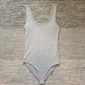 Gray bodysuit